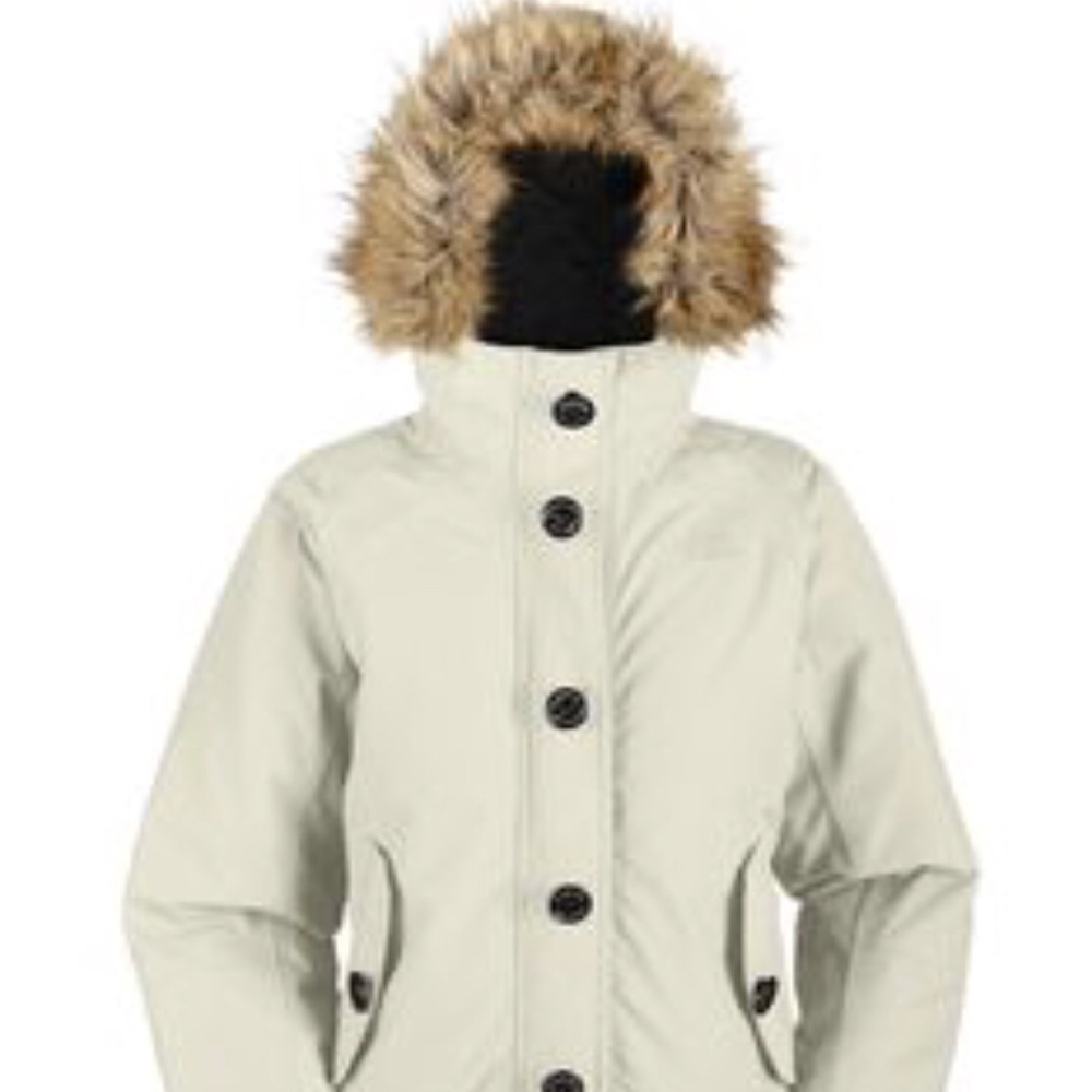 New North Face Brenda Bomber with Fur Hood